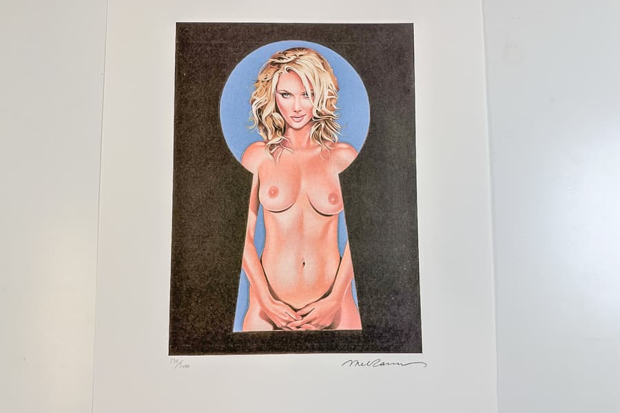 Lithografie nach Mel Ramos, limitiert